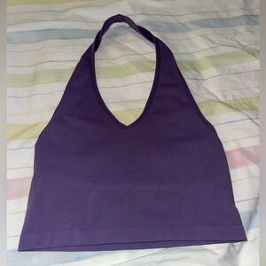 PacSun Purple Contour Halter Top